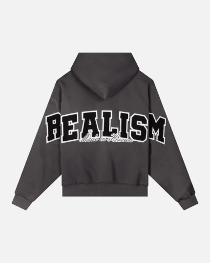 Realism College Team Hoodie V2 Asphalt