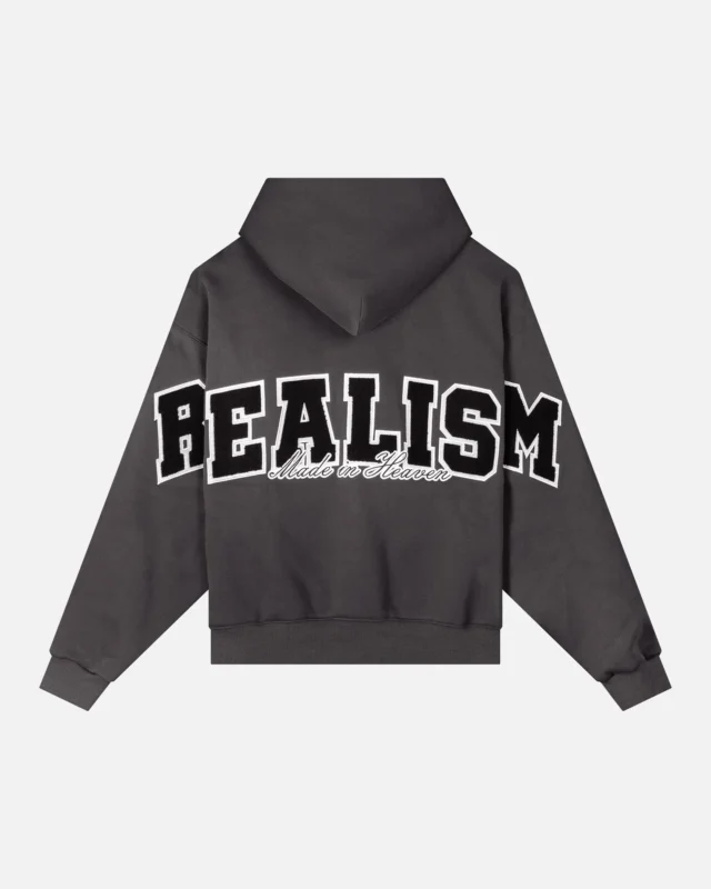 Realism College Team Hoodie V2 Asphalt