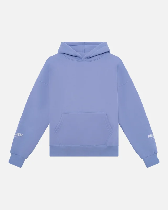 Realism Court Boxy Hoodie Lilac Purple