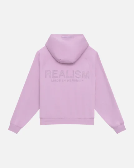 Realism Glimmer Logo Hoodie Powder Lilac