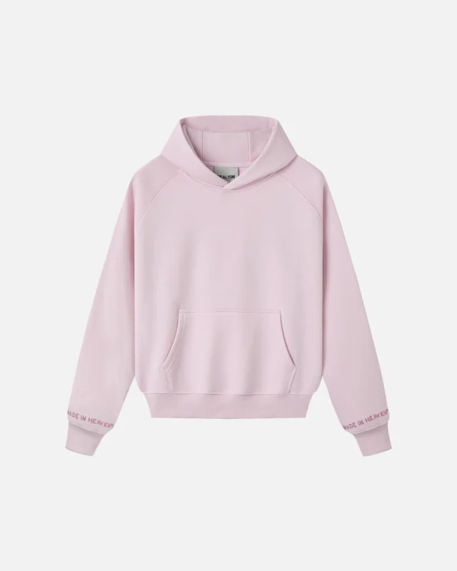 Realism Glimmer Logo Hoodie Powder Pink