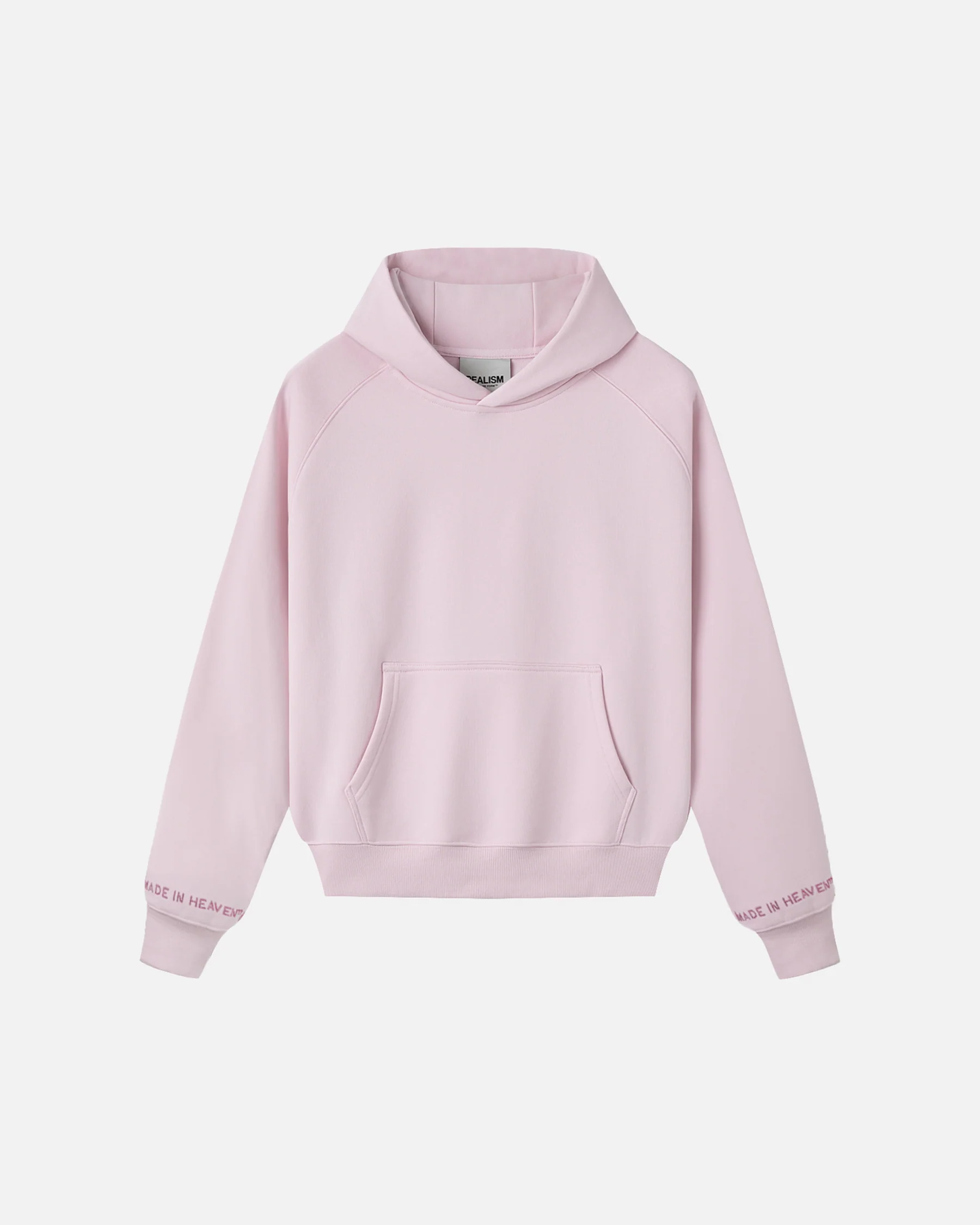 GLIMMER-LOGO-HOODIE-POWDER-PINK Realism Glimmer Logo Hoodie Powder Pink