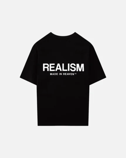 Realism Heaven Logo Tee Jet Black