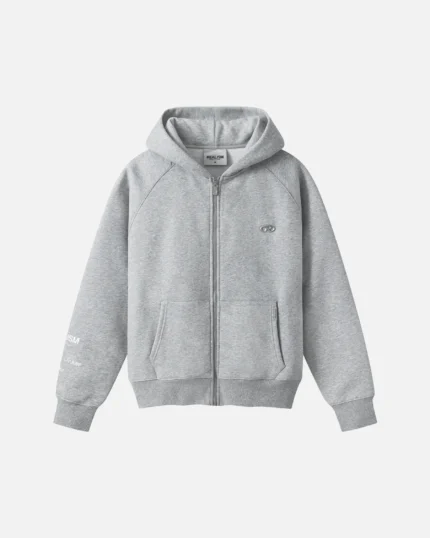 Realism Radiant Zip Hoodie V2 Grey Marle