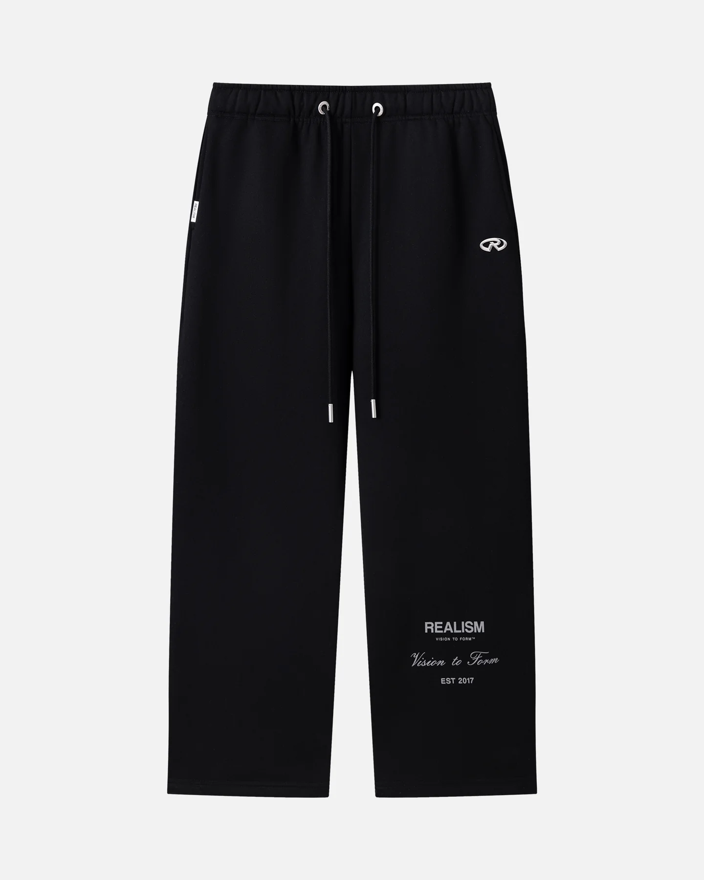 RADIANT-SWEATPANTS-OPEN-LEG-V2-BLACK Realism Radiant Sweatpants Open Leg V2 Black