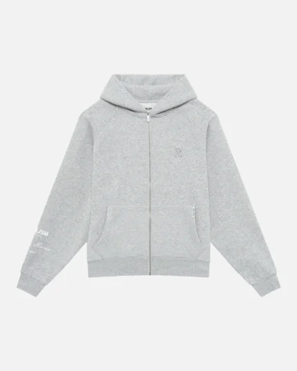 Realism Radiant Zip Hoodie Grey Marle