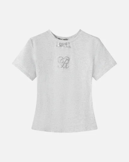Realism Real Love Baby Tee Snow Marle