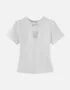 Realism Real Love Baby Tee Snow Marle