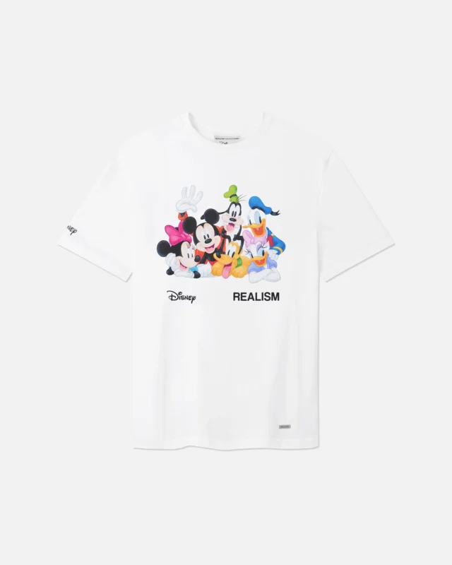 Realism And Disney Friends Forever Tee White