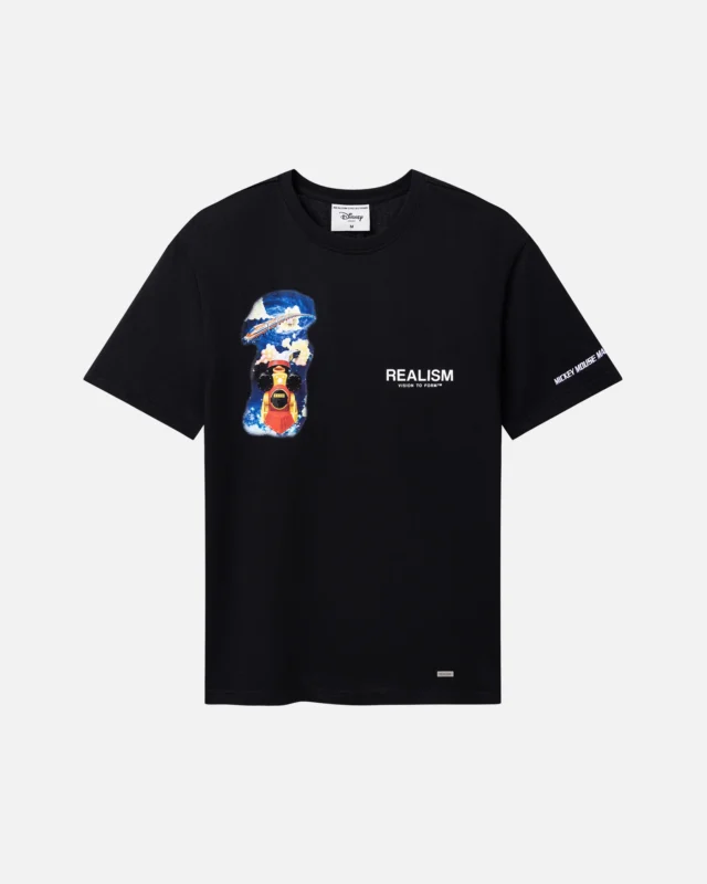 Realism And Disney Monorail Tee Black