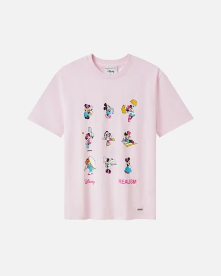 Realism And Disney Multi Minnie Tee Powder Pink