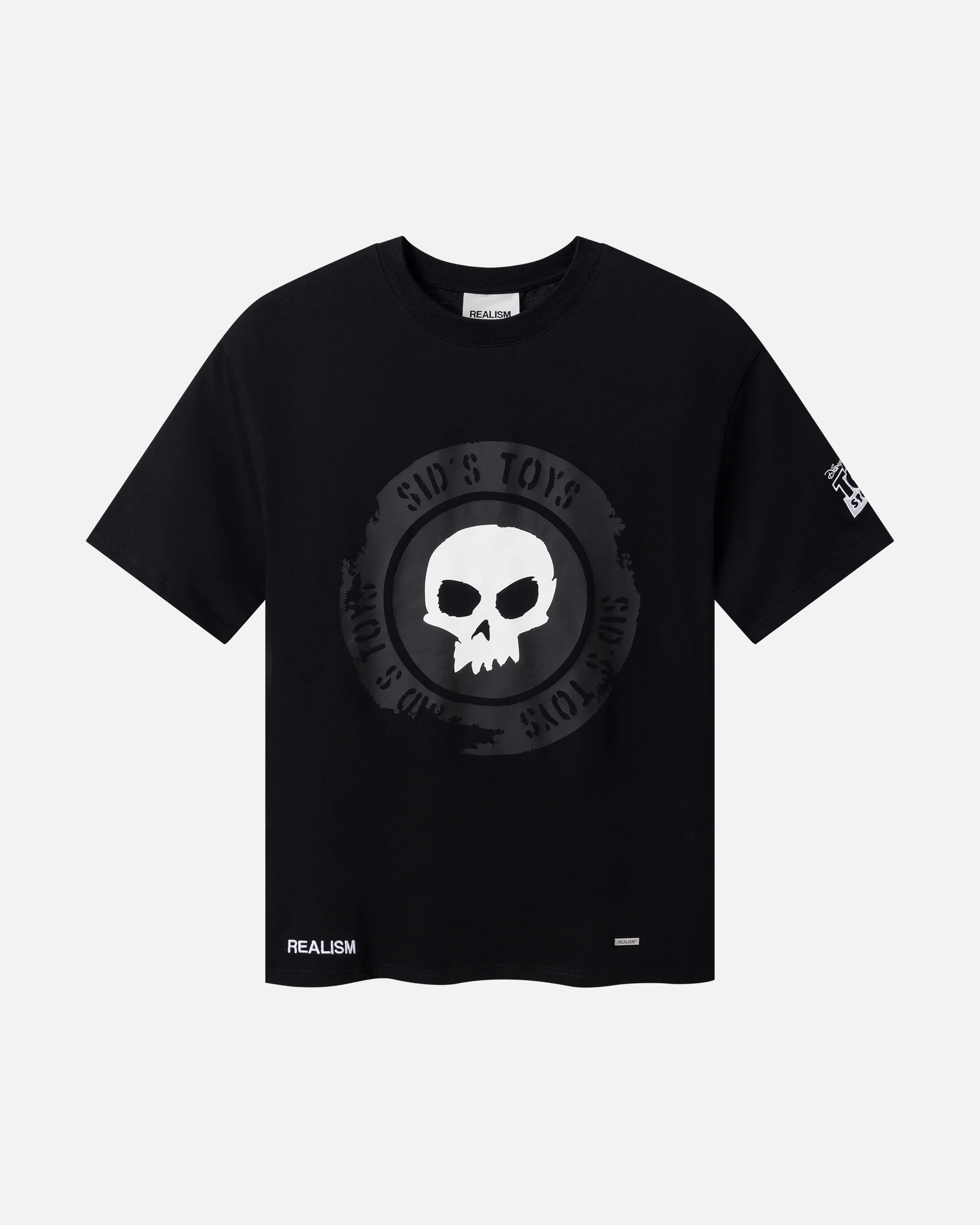 REALISM-AND-TOY-STORY-SID-TEE-BLACK (1) Realism And Toy Story Sid Tee Black