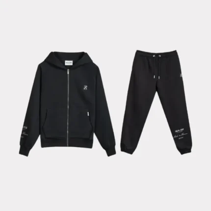 Realism Radiant Zip Tracksuit Black