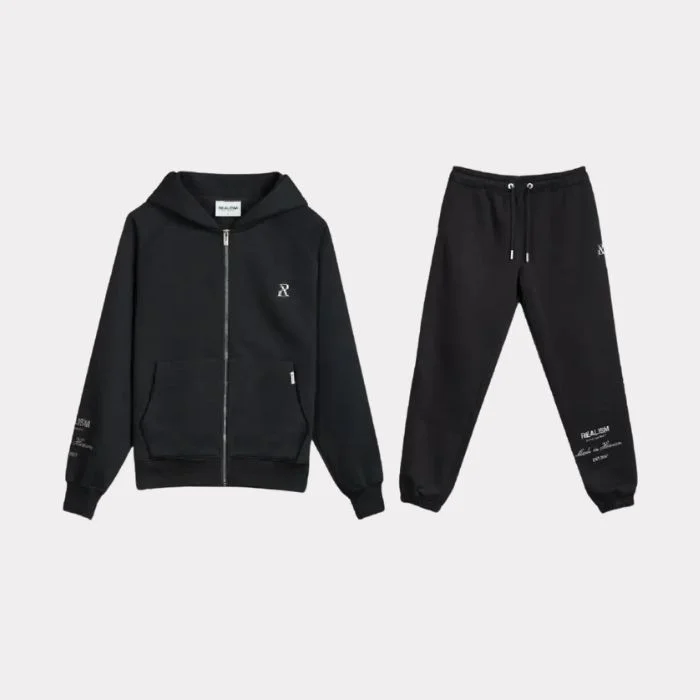 Realism Radiant Zip Tracksuit Black