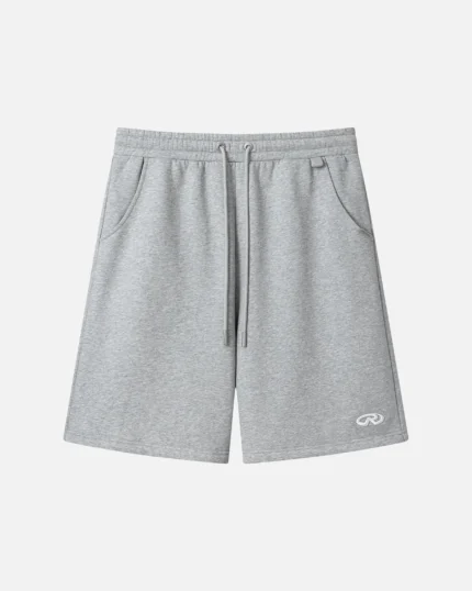 Realism Vision Logo Shorts Grey Marle
