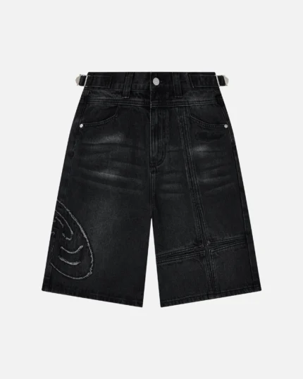 Realism Vivant Denim Shorts V2 Washed Black