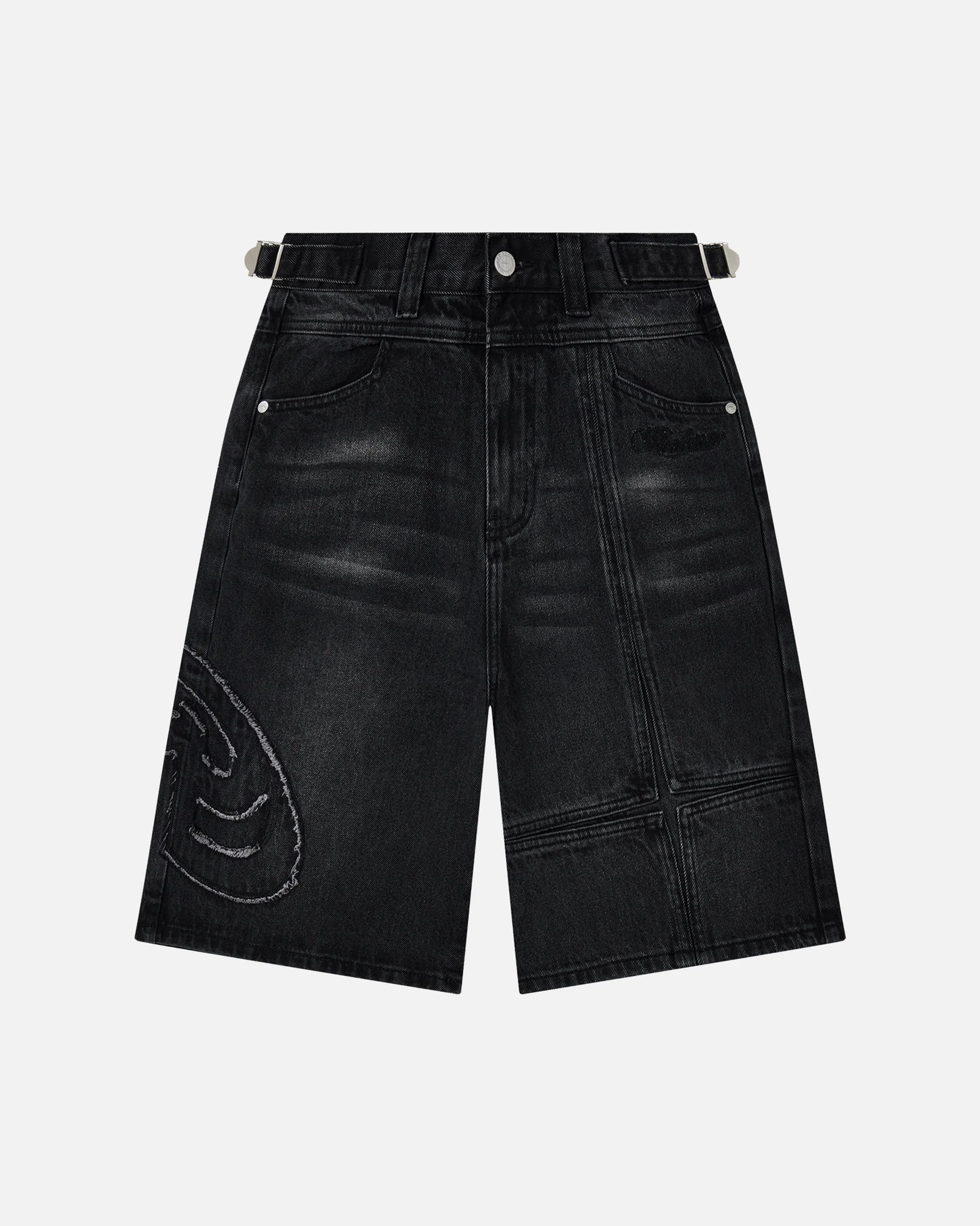 Realism Vivant Denim Shorts V2 Washed Black